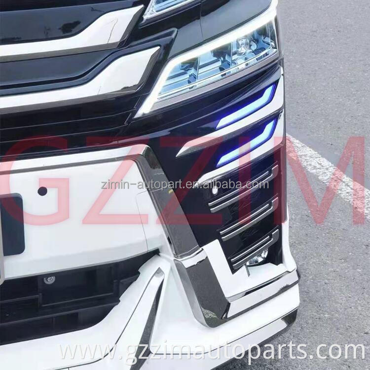 Front & Rear Bumper Grille Body Kits Upgrade Parts For Alphard 2018+ Upgrade To Mona Lisa Style